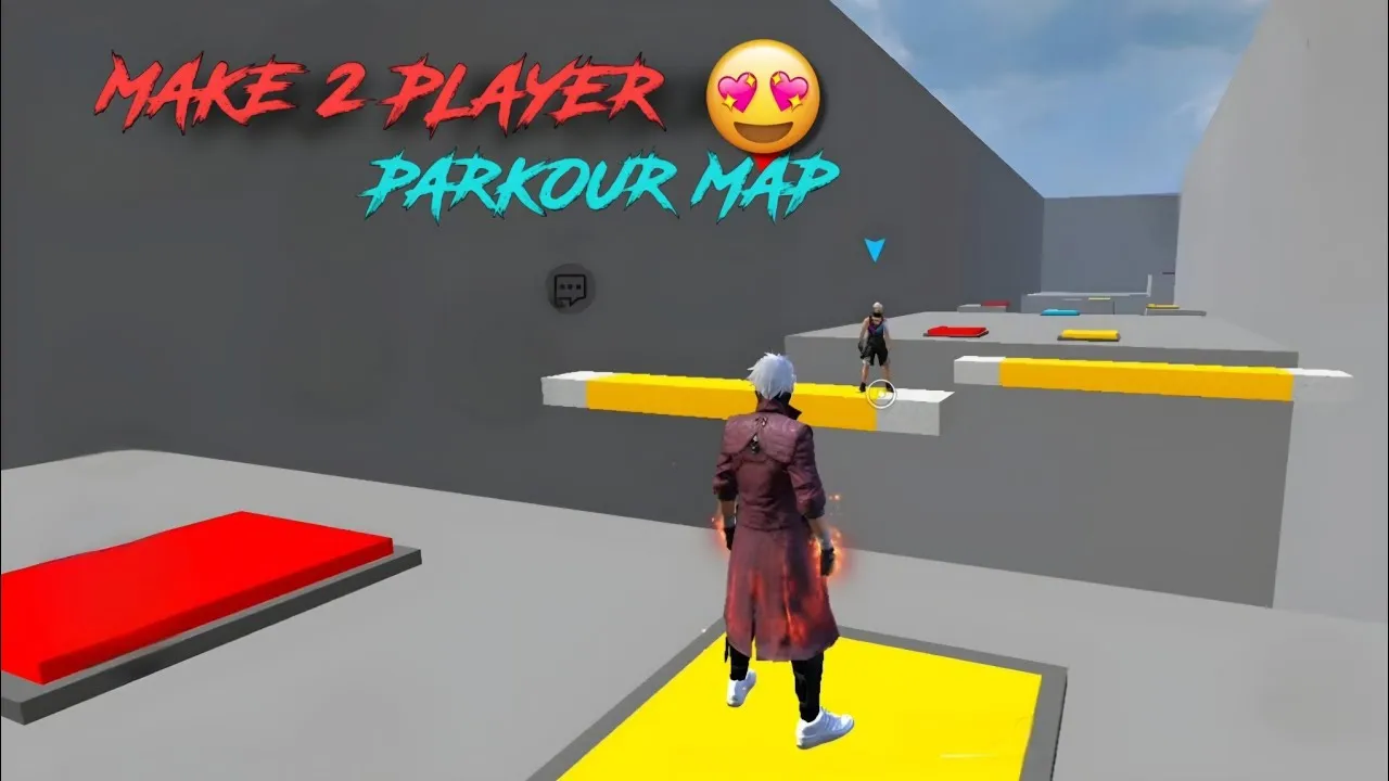 2 Player Puzzle Parkour map