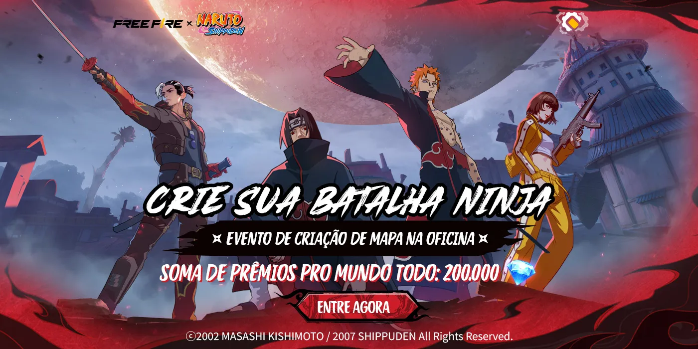 Crie sua Batalha Ninja