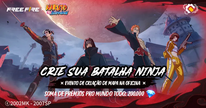 Crie sua Batalha Ninja