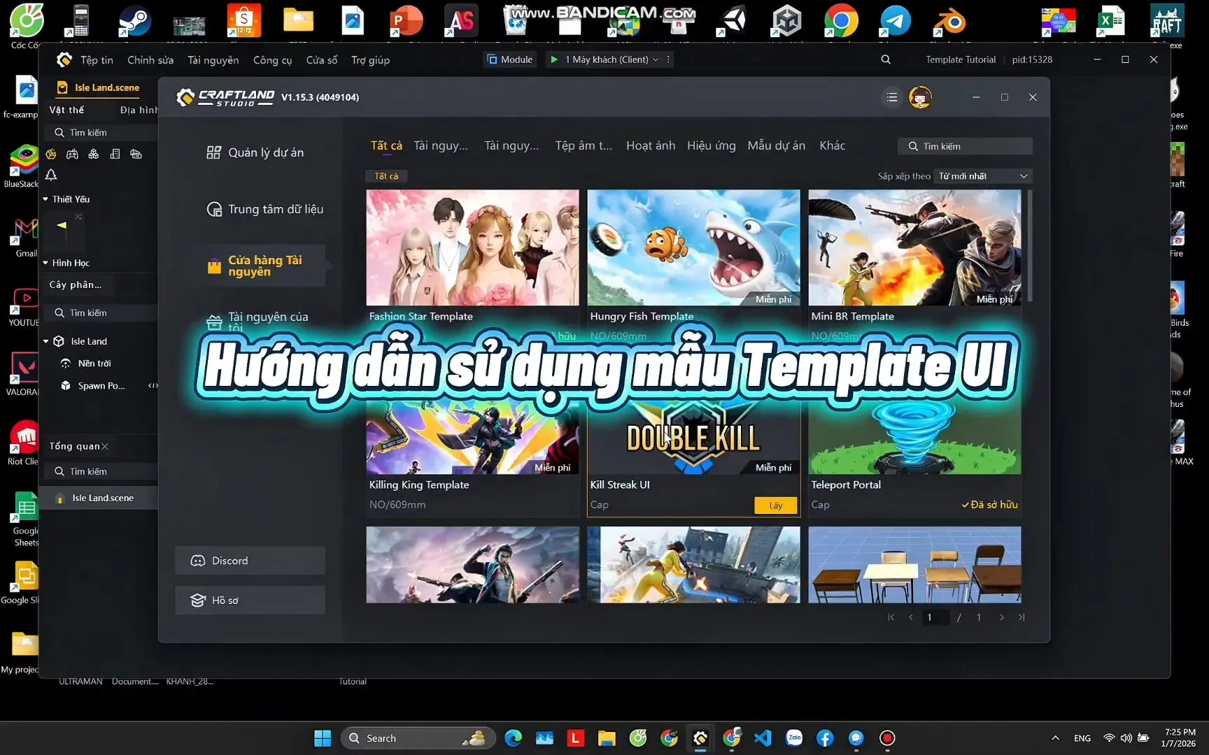 Hướng dẫn FE - Cách dùng Template UI